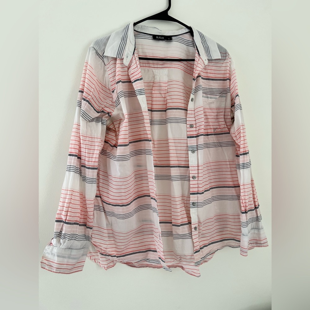 ana (a new approach)long sleeve convertible lightweight top